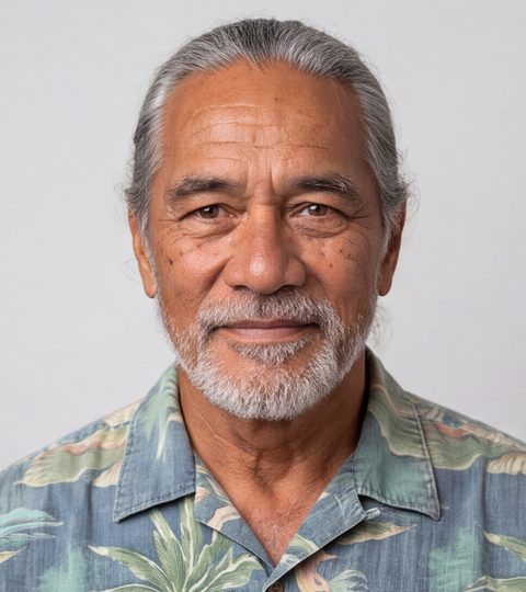 Koa, the surf shop owner